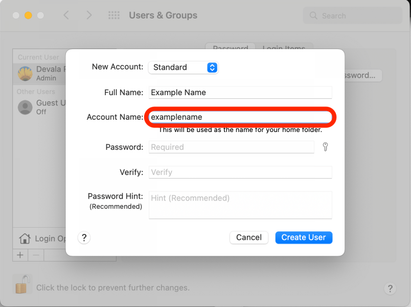 Create new Apple Account online
